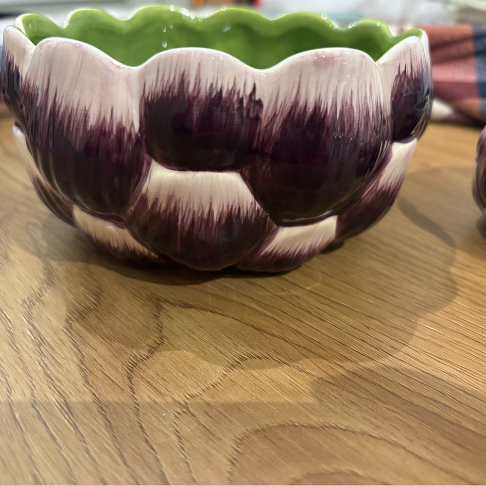Pier 1 Imports Artichoke Ceramic Set